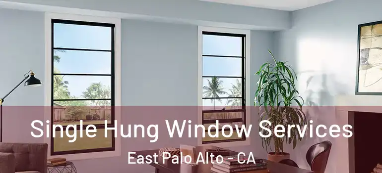  Single Hung Window Services East Palo Alto - CA